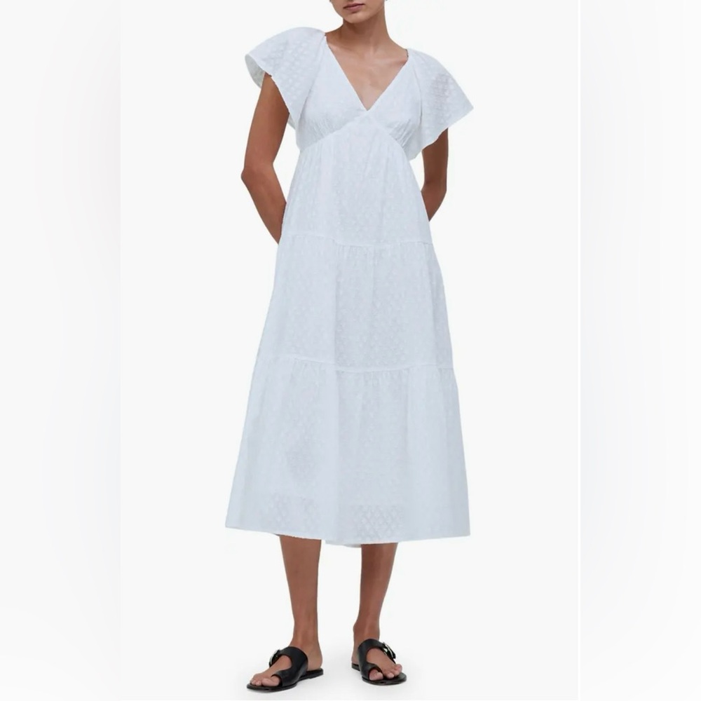 Madewell One Shoulder White Dress